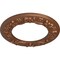Ekena Millwork Ribbon with Bow Medallion (Canopies up to 7 1/2"), 12 1/4"OD x 7 1/2"ID x 7/8"P, Polished Copper CM12RIPOS - alternate 2